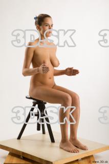 Sitting reference of nude Leah 0014